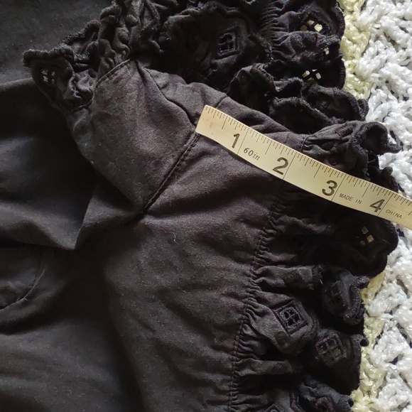 Sea New York Size 8 Kiara Light Black High Rise 100% Cotton Eyelet Shorts - Picture 11 of 16